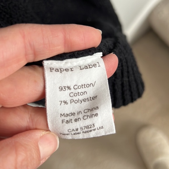 Paper Label Sweater - Picture 3 of 4